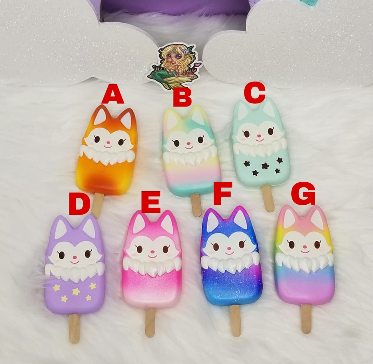 Sweet Foxy Ice Candy Series 5 – mermaid squish