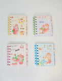 Kawaii Mini Strawberry Spiral Notebooks