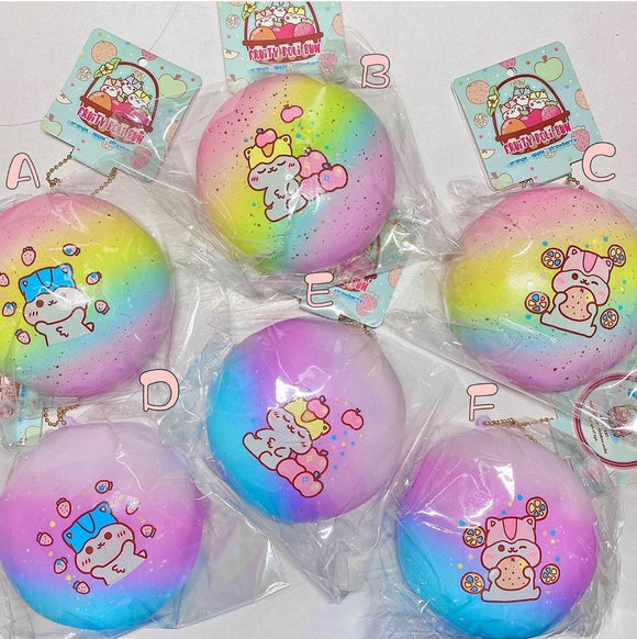 Galaxy & Rainbow Fruity Poli Bun