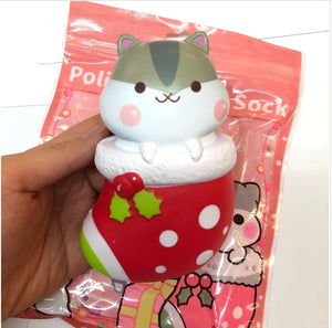 Christmas Poli In Sock