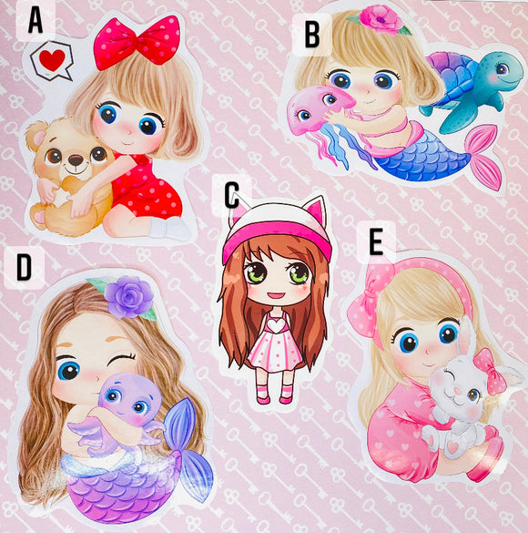 Kawaii Girl stickers