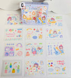 12-Kawaii Shimmer Stickers