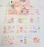 12-Kawaii Shimmer Stickers