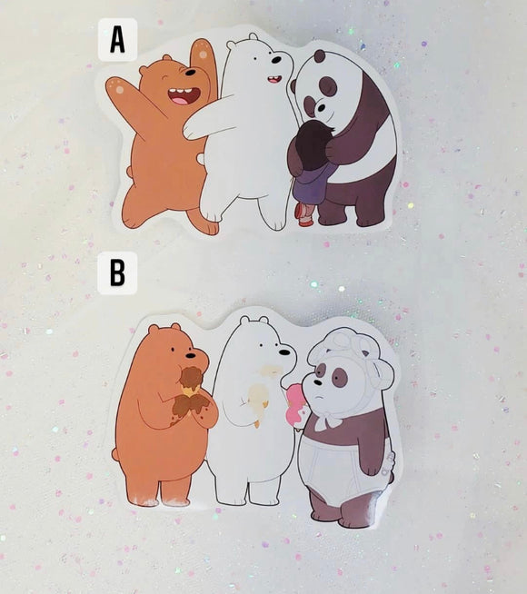 We Bear Bears Stickers