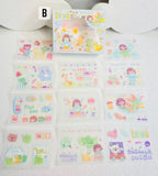 12-Kawaii Shimmer Stickers